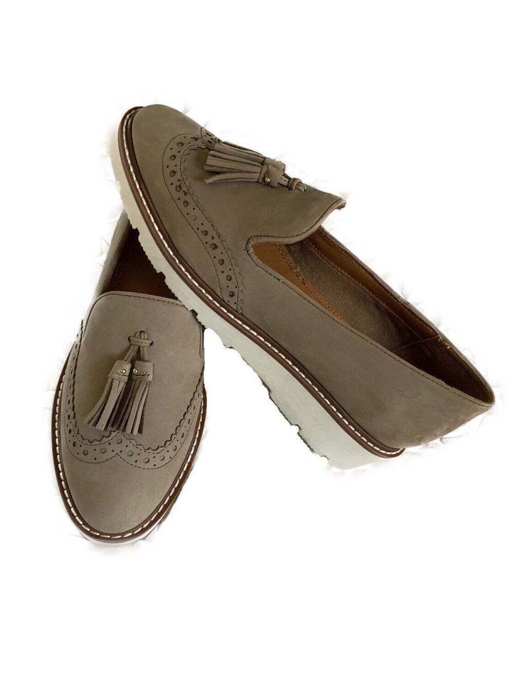 NEW Find. Gray Tassle Oxford Loafers